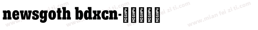 newsgoth bdxcn字体转换